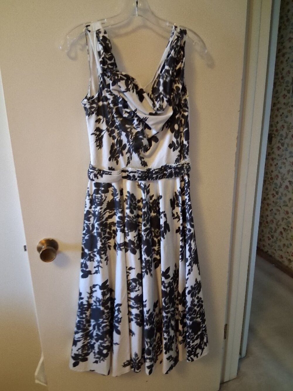 Unique Vintage Retro Swing Dress, M